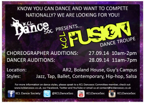 FUSION auditions poster 2014-15